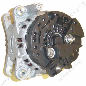 0123515003, BOSCH  ΔΥΝΑΜΟ VAG   12V 120 Amp  0986042810    AUDI A4 ( B5 ) VW PASSAT 1.9 TDI DIESEL 1995-2001 BOSCH 120amp   Clutch Pulley PV5 x 56   Audi / VW / Seat / Skoda Replacing 0123 515 003 Lucas LRB430 Hella CA1248 VW Various Models - 